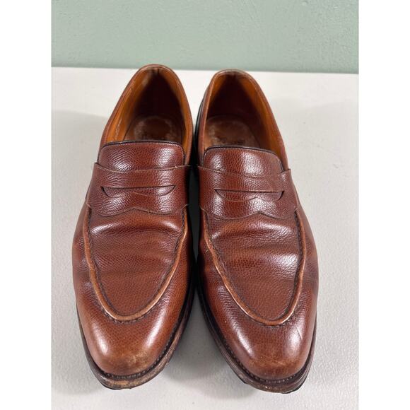 Allen Edmonds Randolph Penny Loafer Shoes Men's Size 11D Brown Leather Slip-On* - Picture 3 of 10